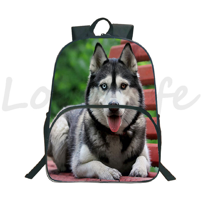 น่ารักสุนัขสุนัขกระเป๋าเป้สะพายหลังสำหรับชายหญิง Schoolbags Bulldog Bookbags เด็ก Rucksack Schoolbags เยอรมัน Shepherd กระเป๋าเดินทางเป้หลัง
