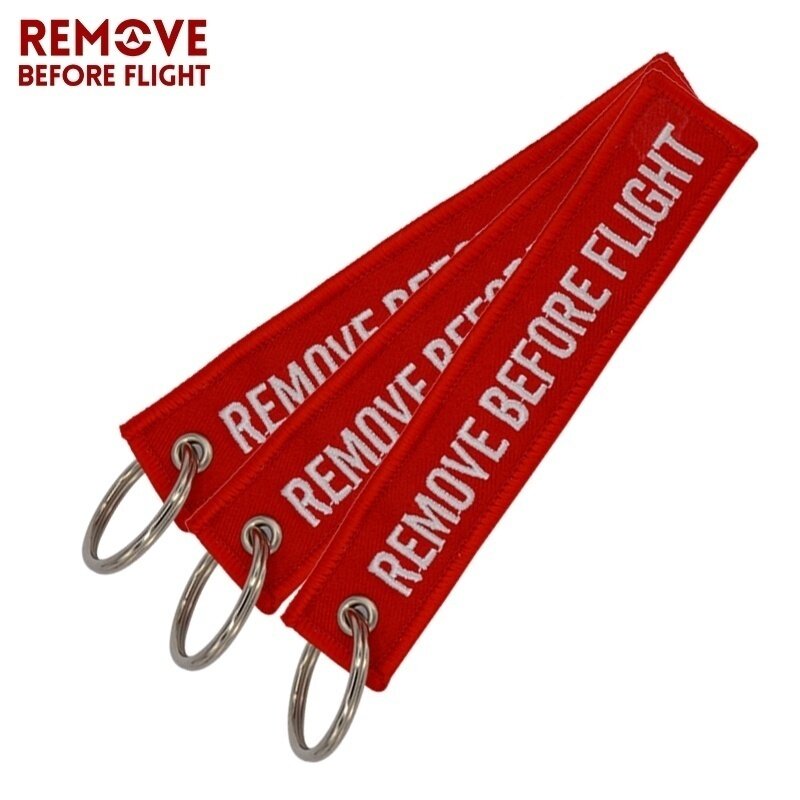 Fashion Keychain Kiss Me Before Flight llaveros Label Embroidery Key Ring Luggage Tag Chain for Aviation Gifts Car Motorcycle