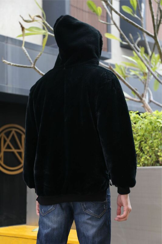 MRMT 2023 Brand Men's Hoodies Sweatshirts Imitated Minks Hooded Pullover for Male Fleece Hoodie Sweatshirt