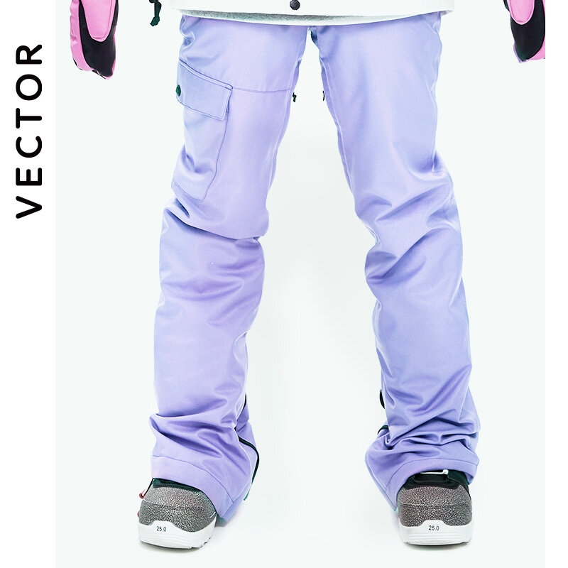 Pantaloni da sci invernali di marca VECTOR pantaloni da neve caldi impermeabili antivento di alta qualità da donna pantaloni da snowboard da sci invernali