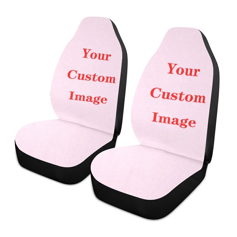 Niestandardowy wzór pokrowce na siedzenia samochodowe uniwersalne poduszki na siedzenia samochodowe ochraniacz na krzesło maty Pad przednie pokrycie samochodu ochrona wnętrza samochodu