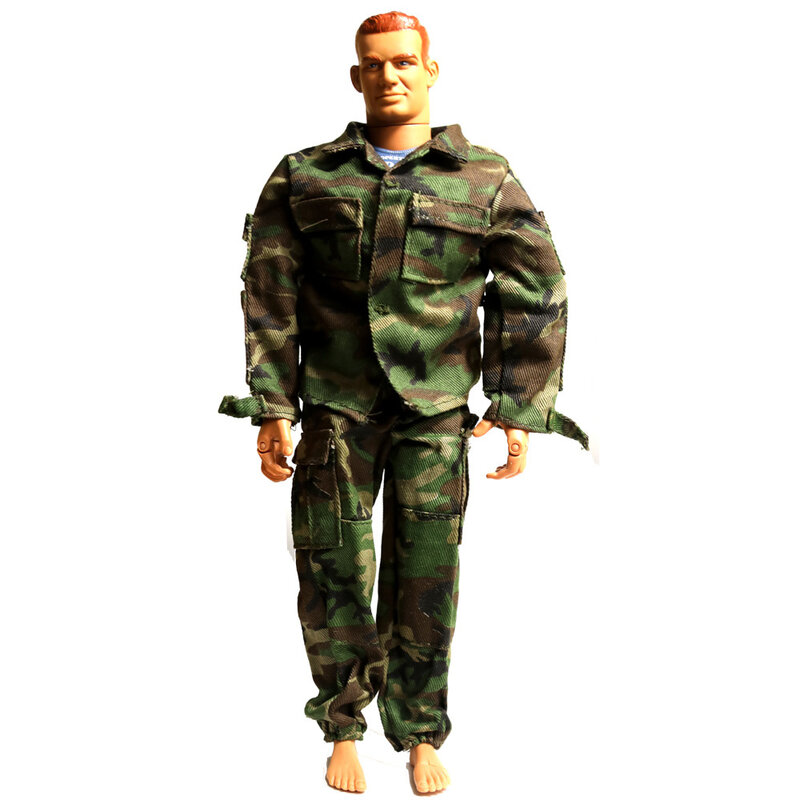 Conjunto de accesorios de uniformes de soldado Camo desierto a escala 1/6 para Estados Unidos, Alemania, Segunda Guerra Mundial, militar, 12 pulgadas, la figura de soldado definitiva