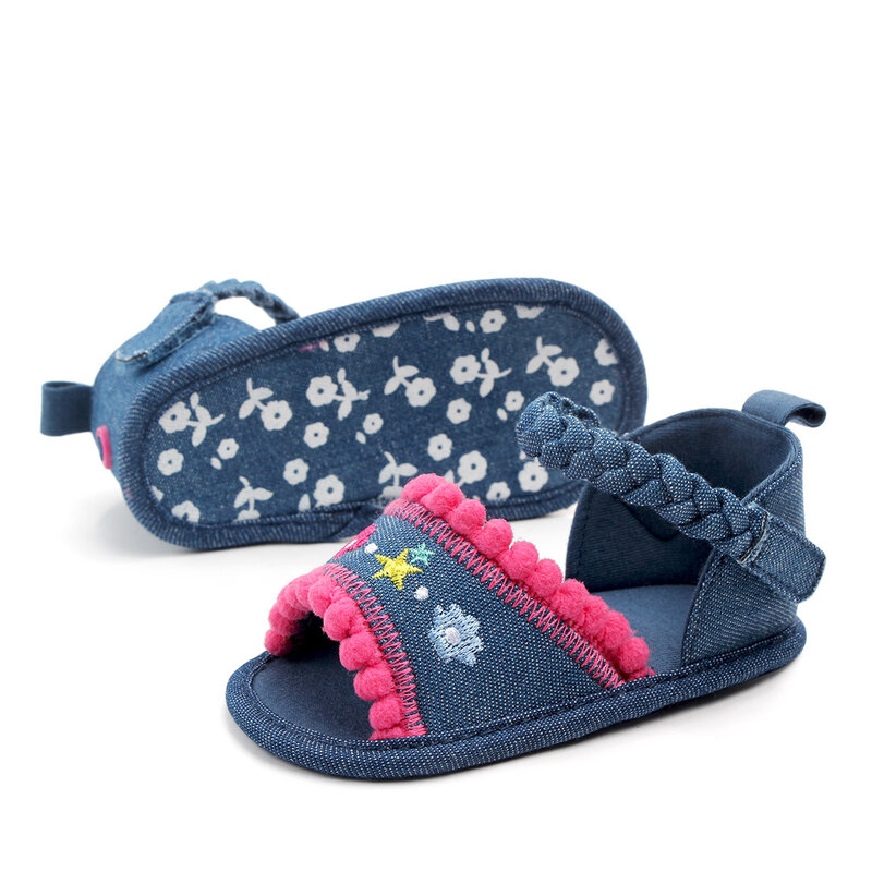 Sandales antidérapantes pour bébé fille, chaussures à semelle souple, nouvelle collection 2020