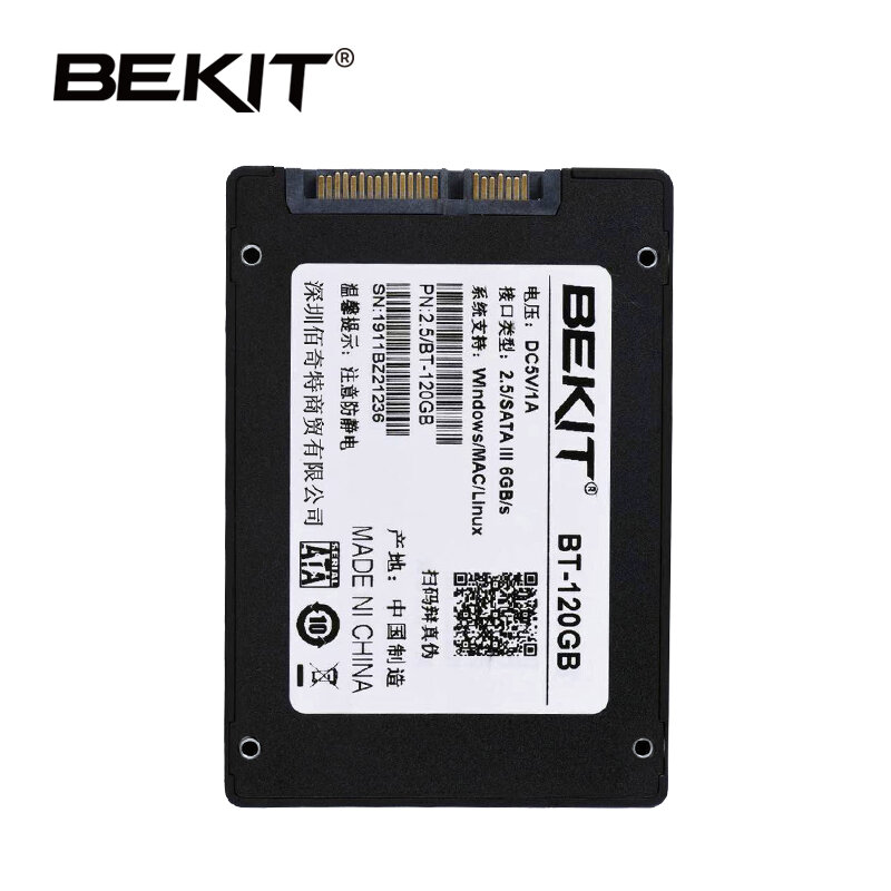 Bekit Solid State ดิสก์2.5 "ภายใน120GBGB 240GB 60GB 480GB 960GB SSD 2.5ไดรฟ์ดิสก์สำหรับแล็ปท็อปสำหรับเดสก์ท็อป