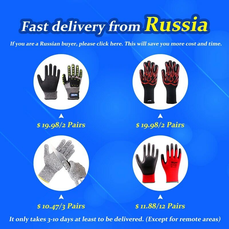 GMG-guantes de seguridad para trabajo mecánico, guantes de poliéster rojo y negro, certificado CE EN388, 6 pares, gran oferta