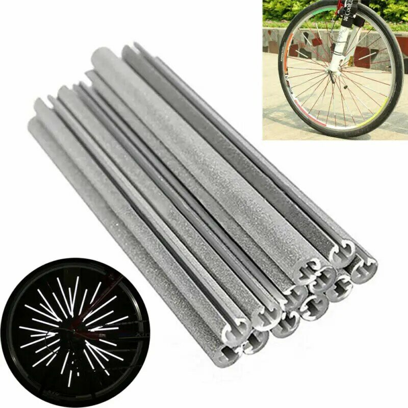 Accessori per bici riflettore per raggi della ruota della bicicletta riflettore per raggi della ruota della bicicletta 12/36/72 pezzi per accessori per ciclismo per biciclette MTB