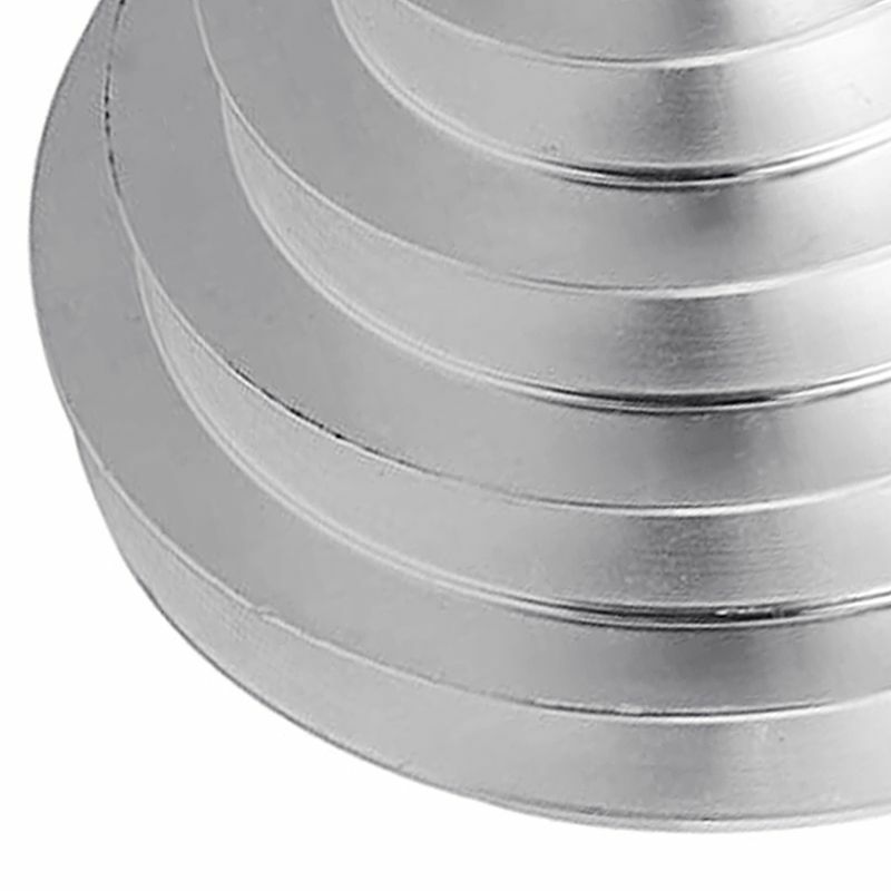 Aluminum A Type 5 Step Pagoda Pulley Wheel 150mm Outer Diameter 14mm to 28mm Bore for V-shaped Timing Belt
