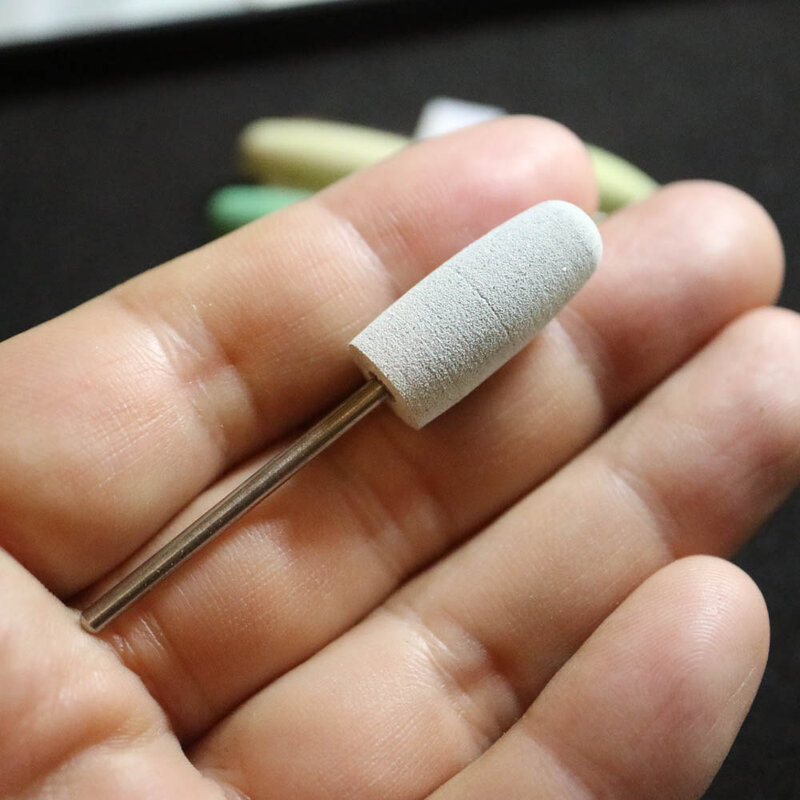 Kit de pulido de silicona de 10 piezas para pulidor Flexible acrílico, vástago de 2,35mm de diámetro