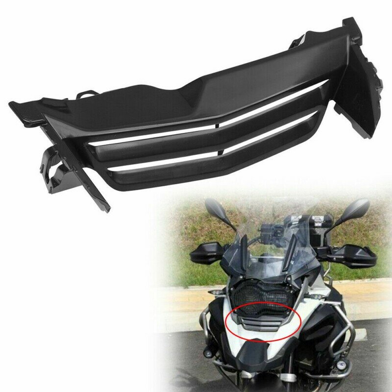 Motorcycle Unpainted Black Front Running Lamp Cover For BMW R1200GS Adventure K51 2014-2019 R1250GS 2019-2023