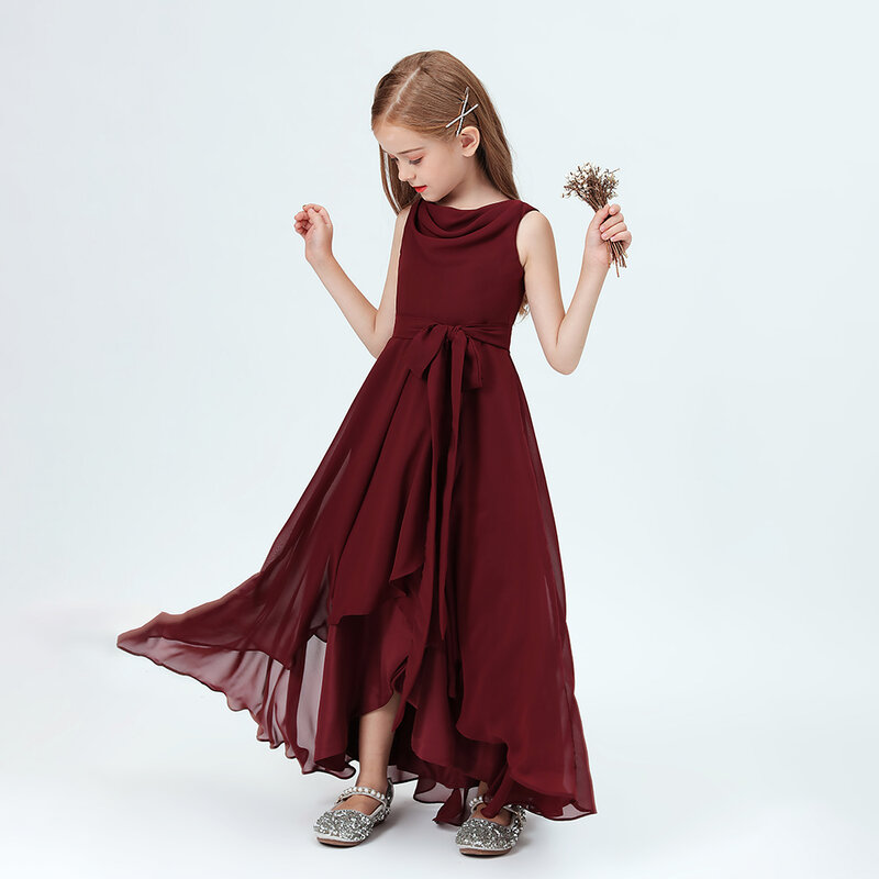 Đầm Voan Công Chúa 2-14 Tuổi Trẻ Em Áo Váy Cho Bé Gái Năm Mới Trang Phục Hóa Trang Rước Lễ Lần Đầu Trẻ Em Quần Áo Cưới đầm