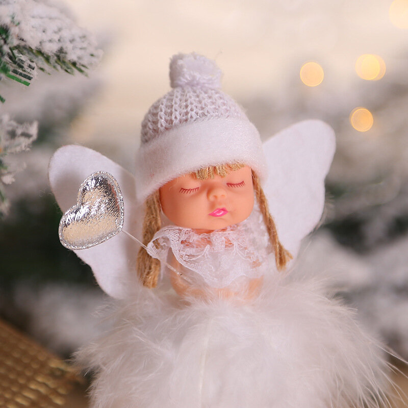Presente de ano novo bonito natal anjo boneca natal árvore ornamento noel deco decoração de natal para casa natal 2022 navidad
