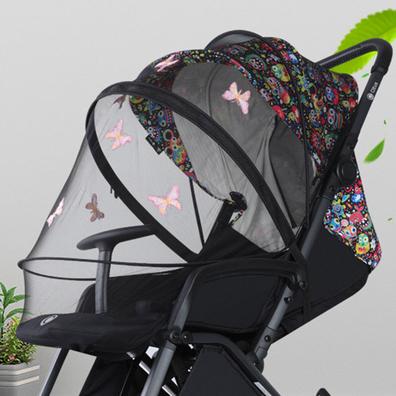 Buggy Mosquito Net For Cybex Mios Eezy Priam Balios Prams Insect Net With Zipper Baby Stroller Crib Bed  Accessories