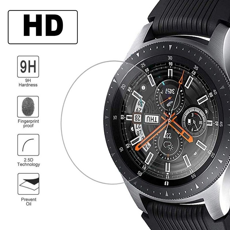 1/2 Buah untuk Samsung Galaxy Watch 3 45Mm 41Mm Film Hidrogel Lunak 9H Film Pelindung Layar Premium Aksesori Smatwatch Bukan Kaca
