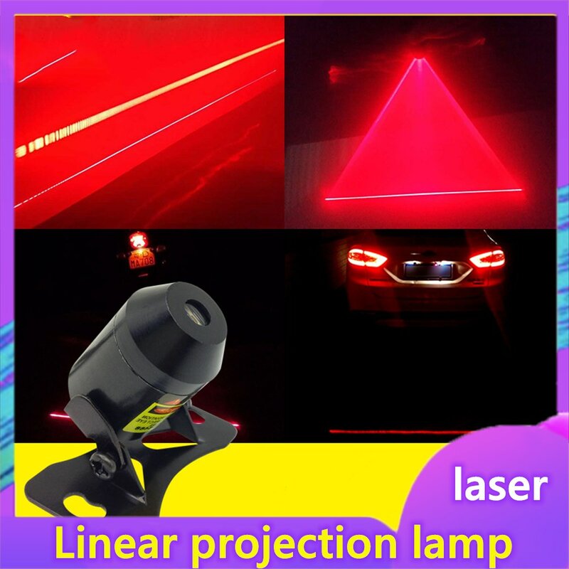 Lampu Laser Toko Courtesy Lampu Laser Dapat Diterapkan untuk Sepeda Motor Mobil Dimodifikasi Lampu Kabut Belakang Lampu Belakang akhir Warning Light