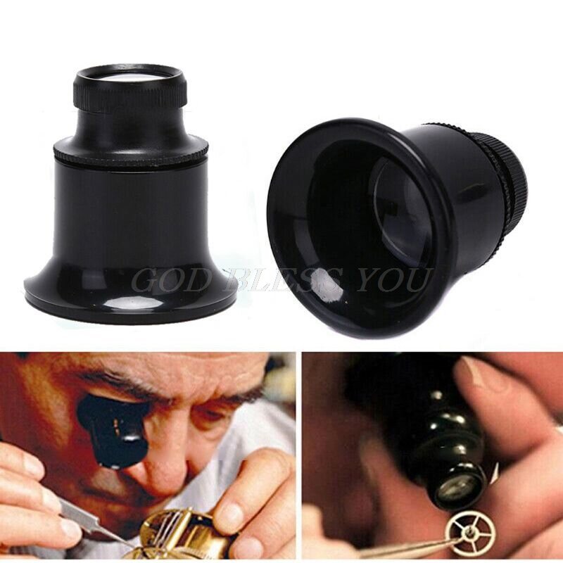 20X gioiellieri lente d'ingrandimento lente d'ingrandimento lente d'ingrandimento orologiai strumenti per gioielli trasporto di goccia