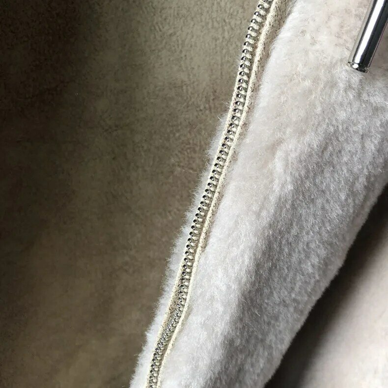 Зимние шикарные дизайнерские женские шерстяные меховые кожаные куртки с капюшоном C270