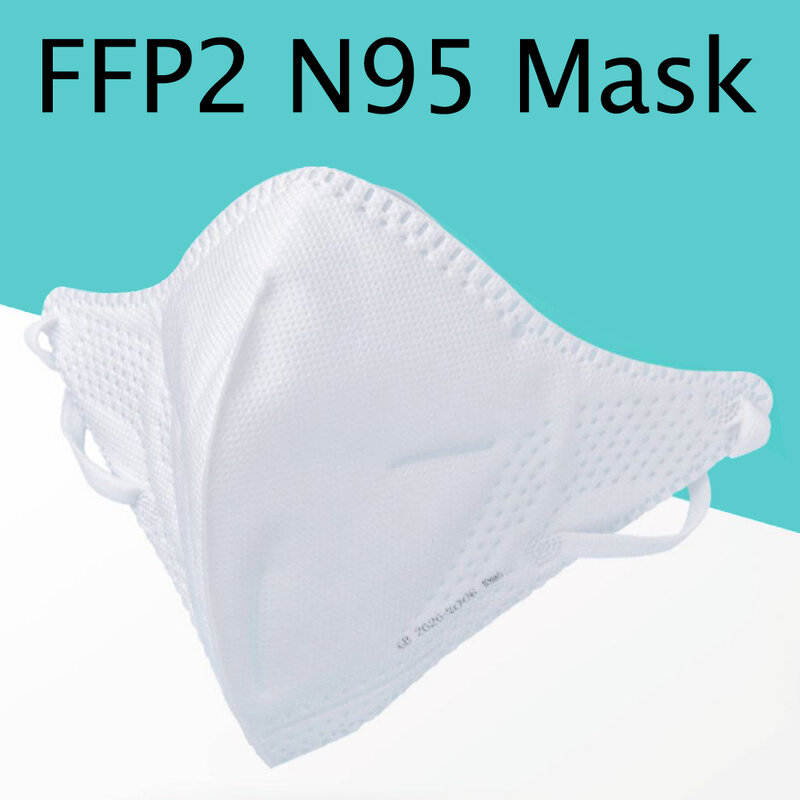 FFP2 Reusable KN95 Mask Adjustable Earloop Mask Elastic Soft Breathable Anti Dust PM2.5 Mouth Face Mask Fast Shipping