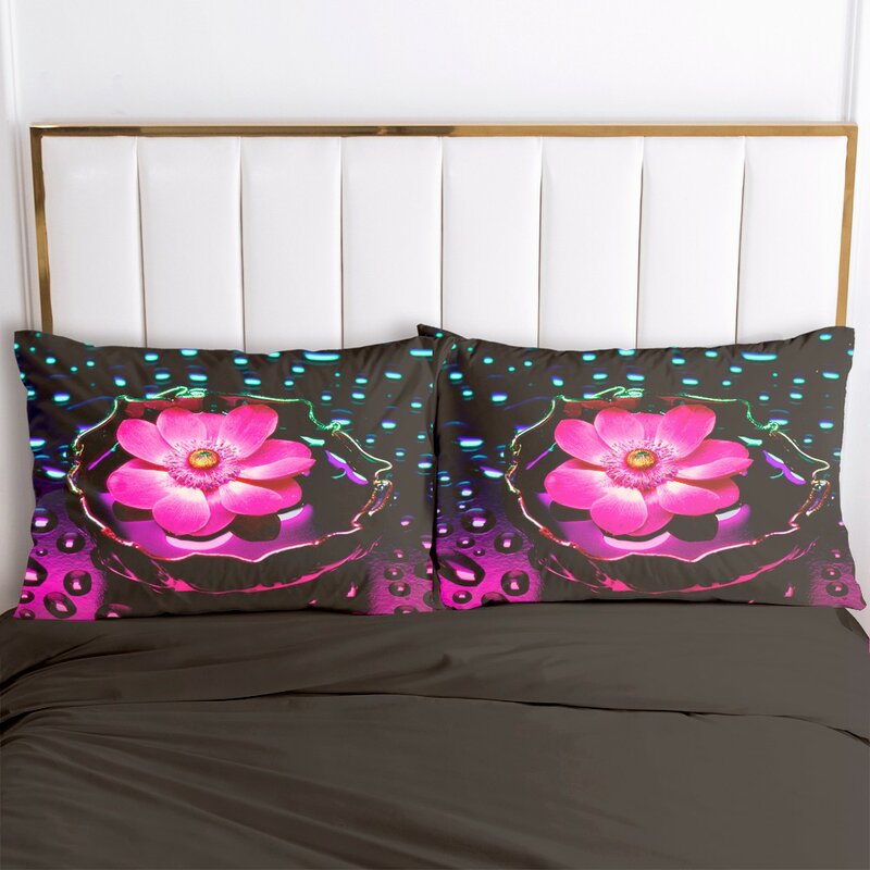 3D Pillow Case Pillowcase Custom 70x70 50x75 50x80cm Decorative Pillow Cover Bedding For Wedding Flowers Drop Ship Home Textile