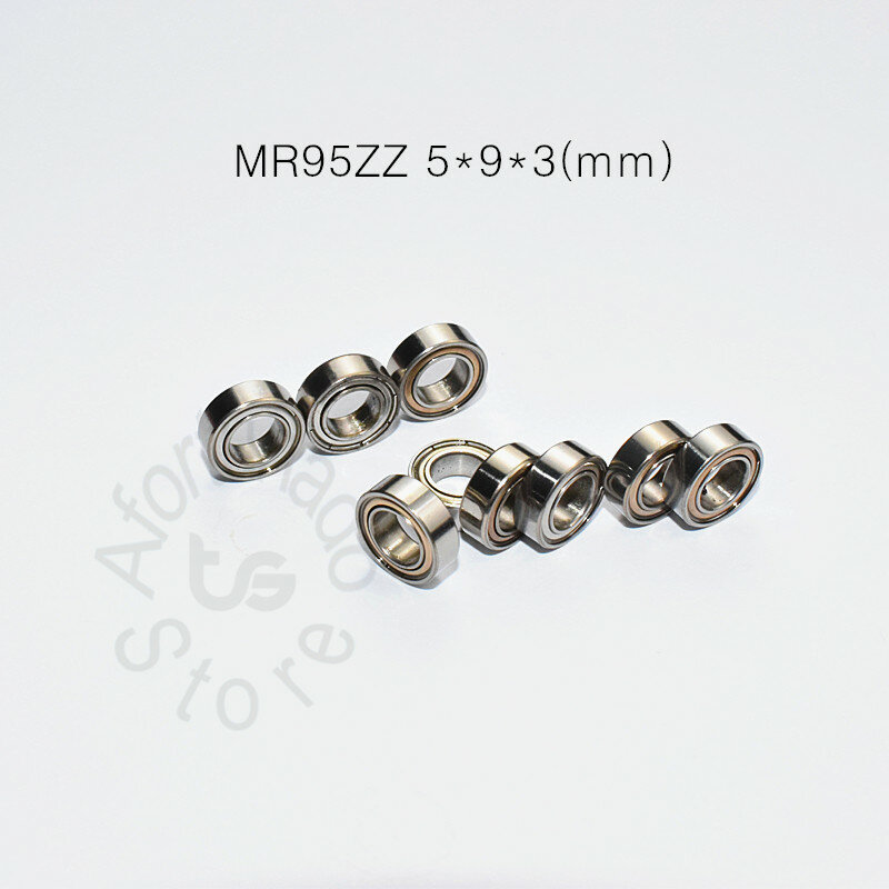MR95ZZ cuscinetto in miniatura 10 pezzi 5*9*3(mm) spedizione gratuita parti di attrezzature meccaniche ad alta velocità sigillate in metallo in acciaio cromato