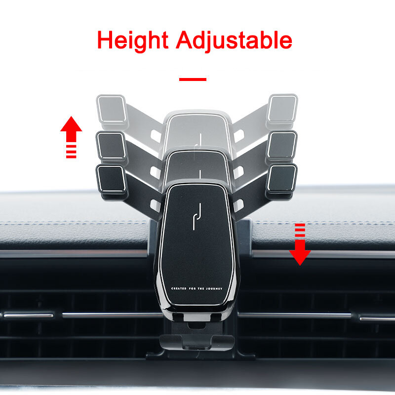 Auto Telefoon Houder Air Vent Mount Clip Clamp Mobiele Telefoon Houder Voor Audi A6 C8 Accessoires 2019 2020