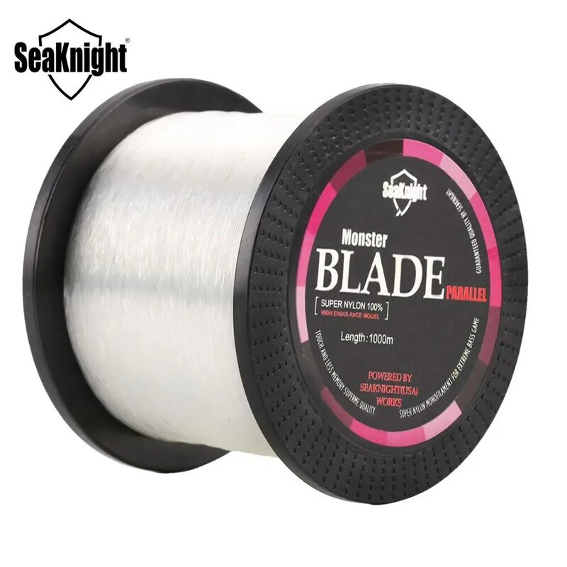SeaKnight бренд BLADE серии 1000 м нейлоновая леска Япония Материал мононити леска супер сильная 20 фунтов 35 фунтов Карп леска
