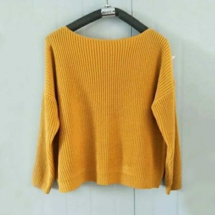 off shoulder pullover womens sweater knitted sweater women long sleeve loose jumpers oversized sweater pull femme plus size 5XL