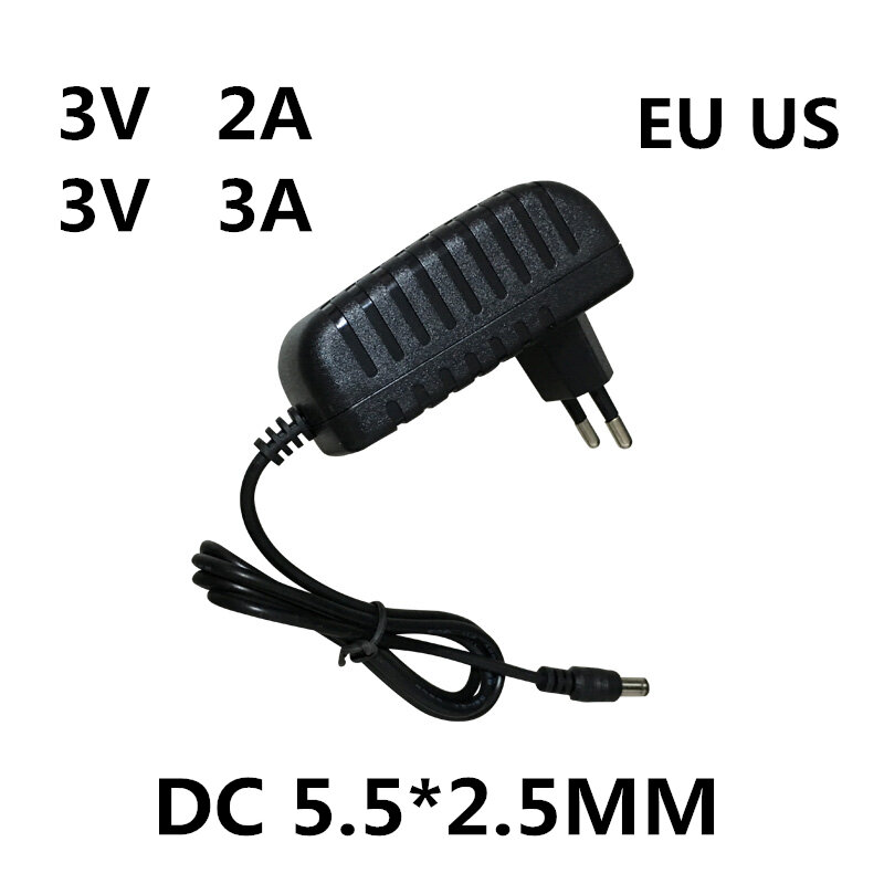 1PCS AC/DC Adapter DC 3V 0.5A 1A 2A 3A AC 100-240V Converter power adapter 5Volt 100 0MA Netzteil Ladegerät EU UNS Stecker