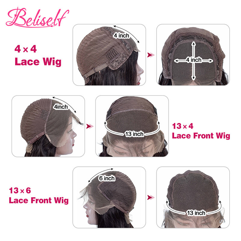 Свободный парик с глубокой волной, 30 дюймов, бразильские волосы Remy, парики с естественной линией волос для чернокожих женщин Beliself