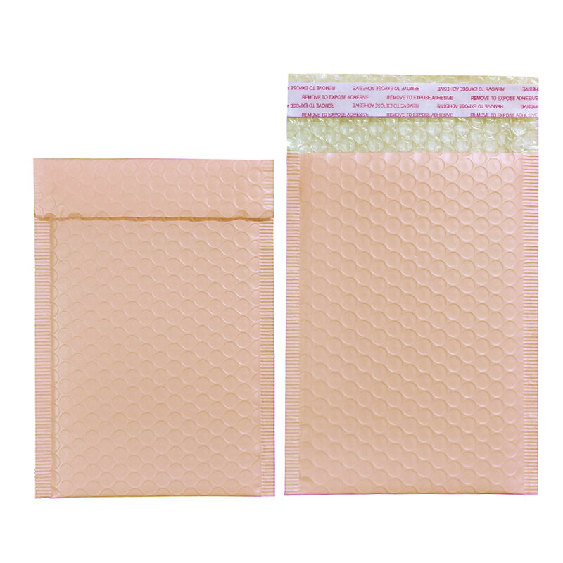 50 sztuk koperta bąbelkowa s nago różowy Poly koperta bąbelkowa samo uszczelnienie koperty bąbelkowe torby na prezenty opakowanie kopertówka do książki i prezent
