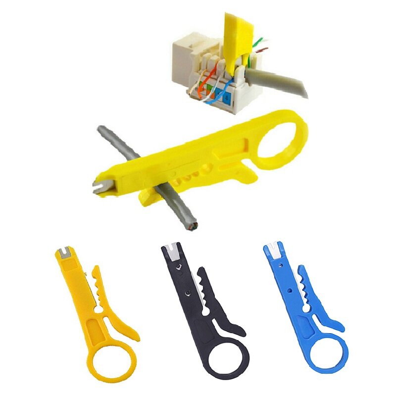 Portable Wire Stripper Knife Crimper Pliers Crimping Tool Cable Stripping Wire Cutter Crimpatrice Tool Parts Pocket Multitools