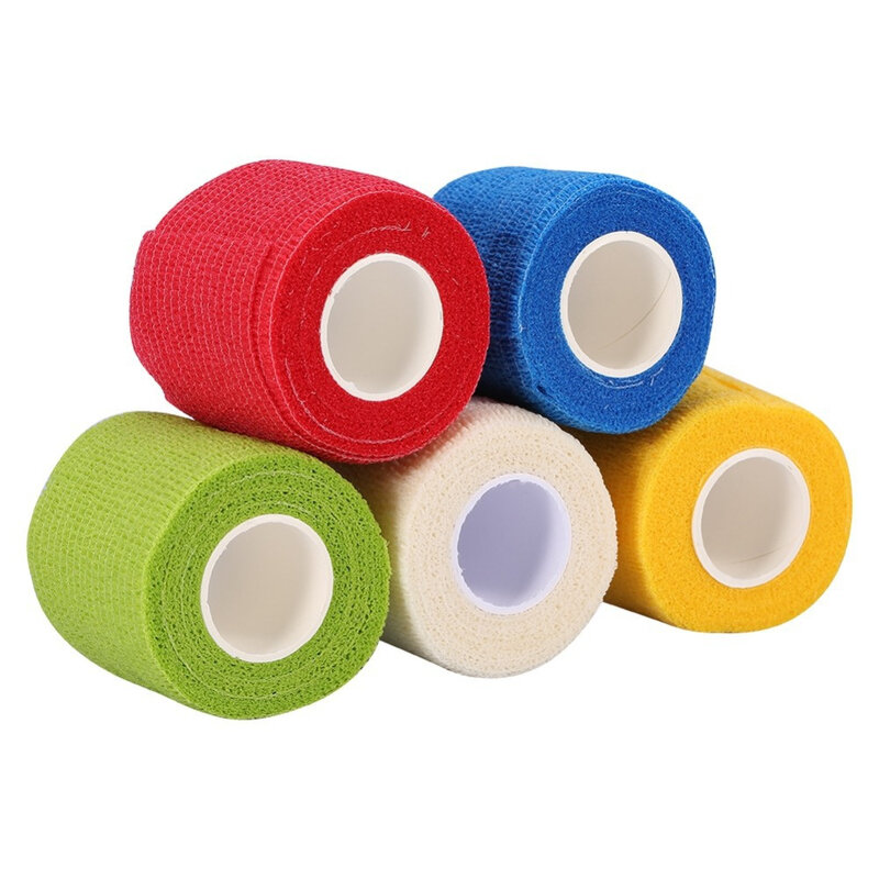 1Pc Disposable Self Adhesive Elastic Bandage for Handle Non-Slip Tattoo Machine Grips Cover Wrap Tape Permanent Tattoo Supplies