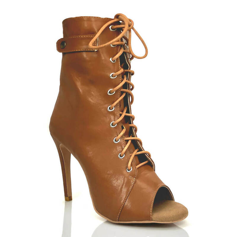 Zapatos de tacón alto de aguja para mujer, botas de baile latino, Sexy, para salón de baile, 2020