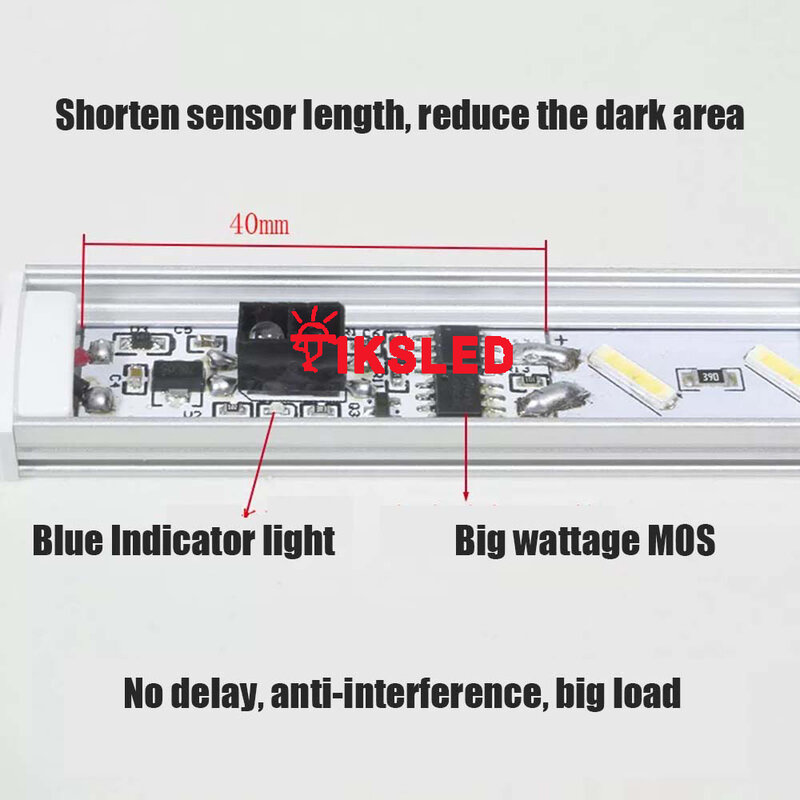 10A большой мощности ИК-датчик DC 12 В/24 В IR ручной волновой датчик переключатель для светодиодной ленты светильник ручной развертки светодиод...