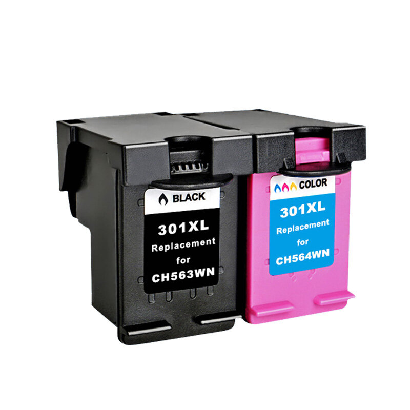 GIAUSA 301XL Cartridge Compatible for hp 301 xl hp301 Ink Cartridge for hp Envy 5530 Deskjet 2050 2540 2510 1000 1050 printer