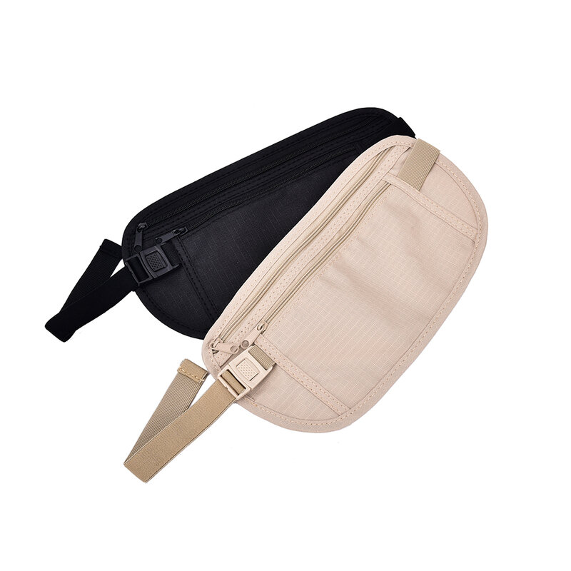 Outdoor Travel Invisible Waist Bag Running Waist Pouch Sport Pouch Gym Bags Anti-theft Waist Pack Men BUYONEGECH 25.8*13.5 Cm