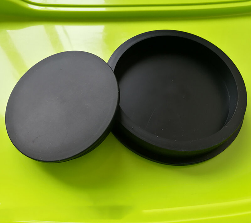 Bouchons ronds noirs en caoutchouc et Silicone, 5 pièces, embouts de scellage, Type T, A = 6.8mm/7.3mm/7.8mm-14mm