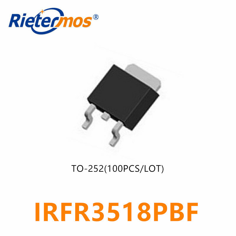 N-Channel IRFR3518TRPBF ، IRFR3518 ، IRFR3518PBF ، FR3518 ، 80V ، SMD ،