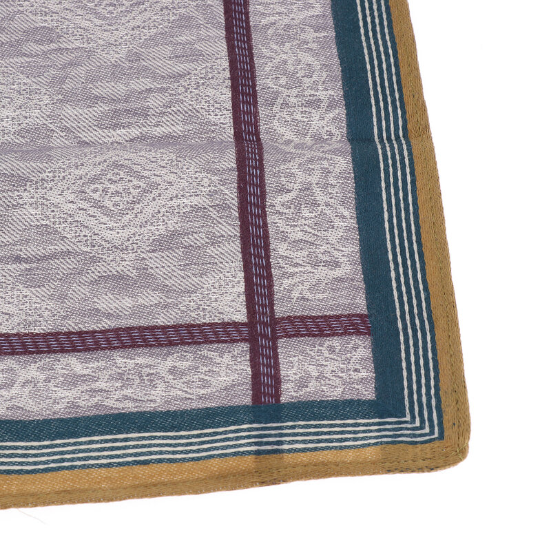 Mouchoir classique à carreaux pour hommes, 3 pièces, pochette en coton, carré