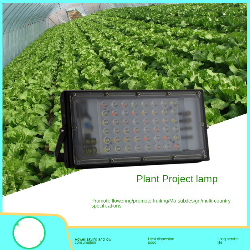Светодиодный прожектор полного спектра для роста растений, освещение для выращивания овощей и фруктов