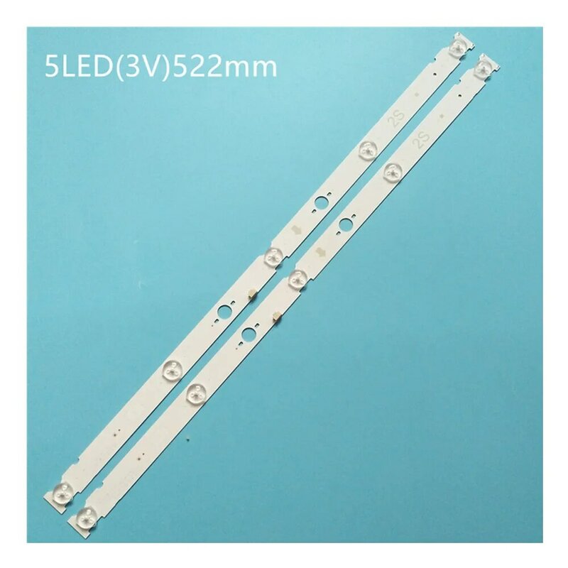 2 pces/kit 522mm led backlight strip 5 lâmpadas for para KDL-32W600D