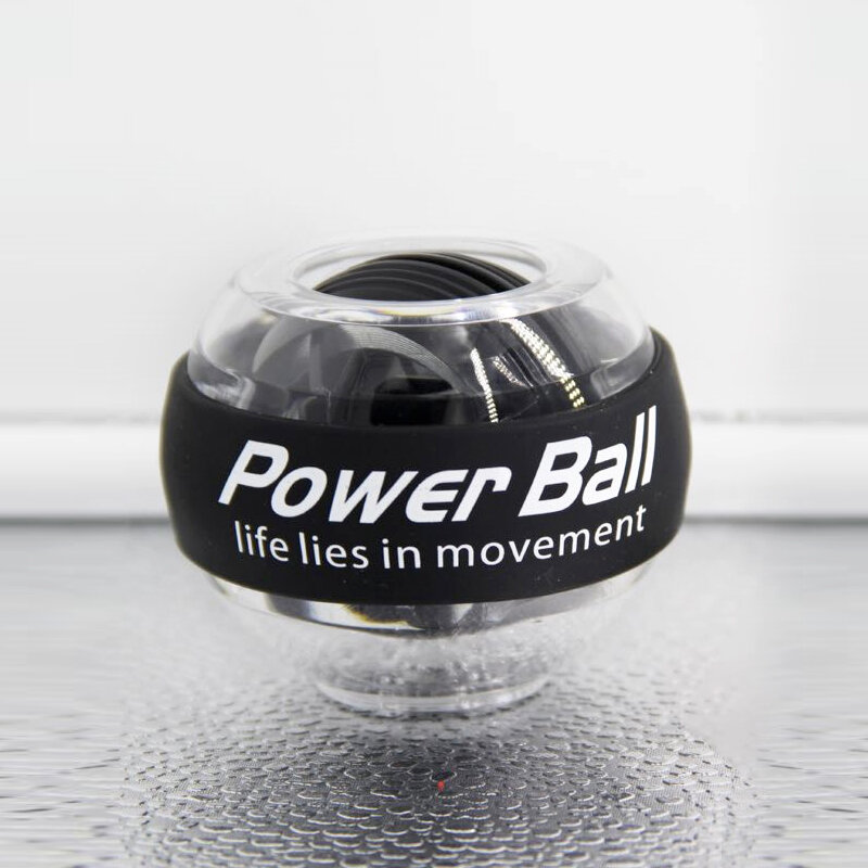 Rainbow LED Muscle Power Ball Wrist Ball Trainer Relax Gyroscope PowerBall Gyro Arm Exerciser Strengthener Fitness Equipments