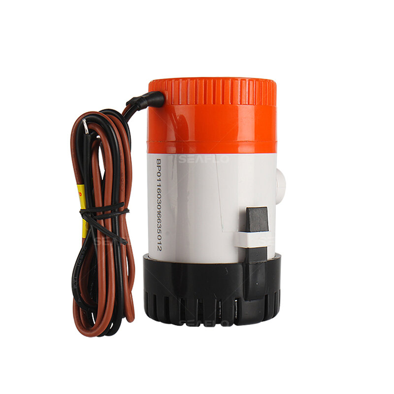 Pompa di sentina ad alta efficienza e bassa corrente 12/24V DC 500GPH pompa dell'acqua utilizzata nella casa galleggiante delle case a motore