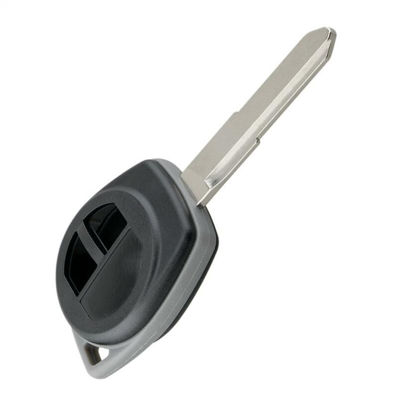 AGILA 스즈키 이그니스 알토 SX4 VAUXHALL에 적합한 자동차 키 포브 케이스 셸 교체 원격 커버, HU87/TOY43 블레이드 포함, 2 버튼