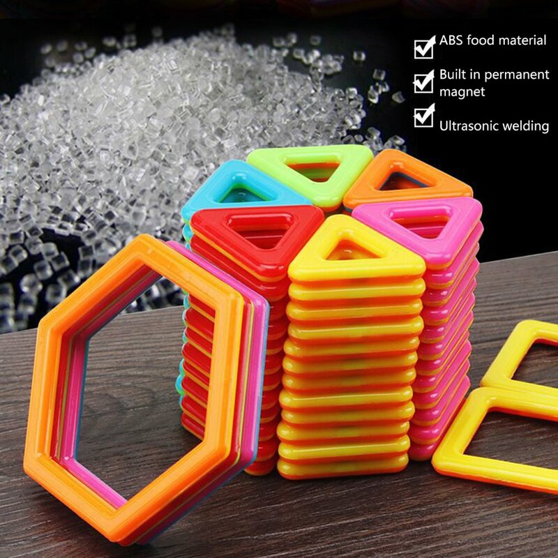 Magnetic Designer costruzione Set modello e costruzione di magneti giocattolo blocchi magnetici giocattoli educativi per bambini