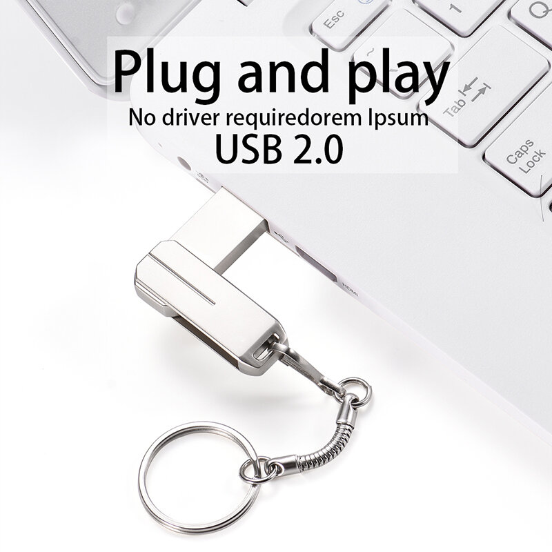 Chiavetta USB JASTER nuovissima in acciaio inossidabile 64GB 32GB Pen Drive 16GB Pendrive Memory Stick argento impermeabile regalo aziendale