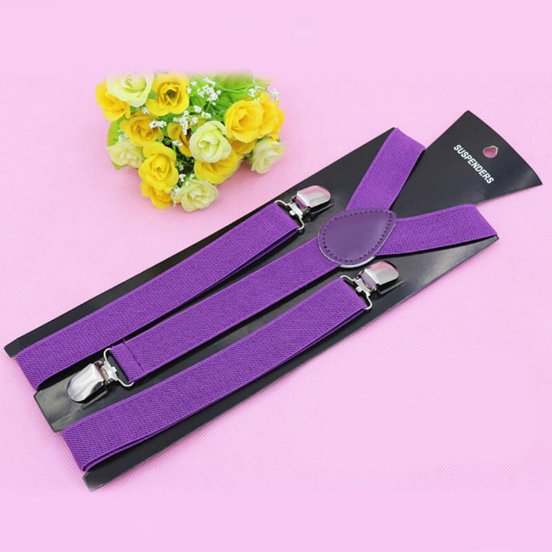 Bretelle per adulti elasticizzate regolabili bretelle da uomo a forma di Y Clip-on 3 Clip pantaloni bretelle cinturini da donna bretelle