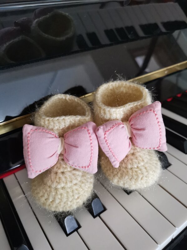 手織りのレースの蝶ネクタイブーツ,赤ちゃんの靴,ウォーキングシューズ