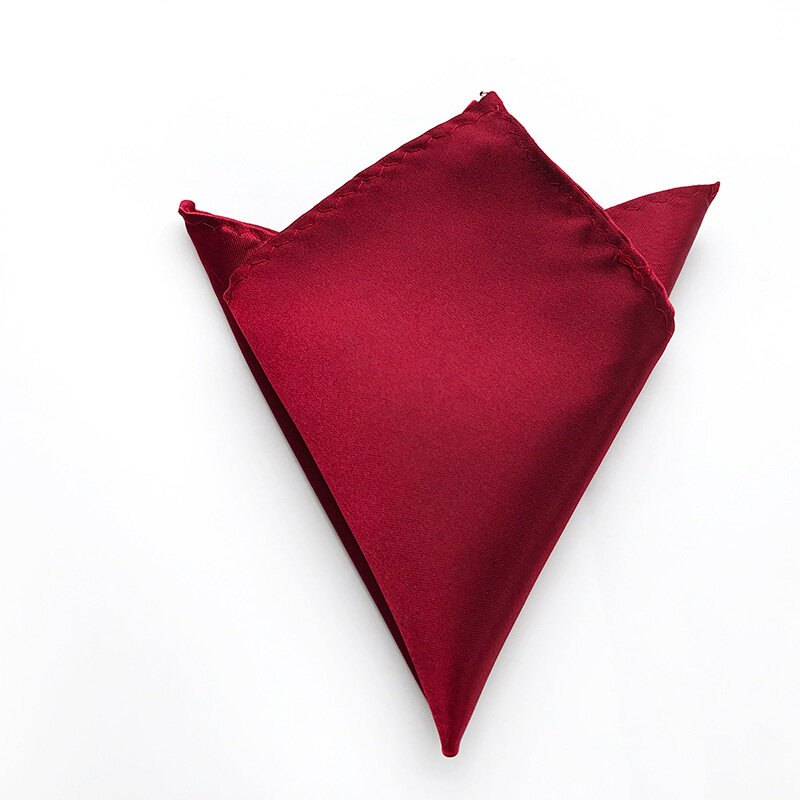 Взрывобезопасное однотонное шелковое полиэстеровое карманное полотенце деловой костюм квадратный шарф однотонный мужской квадратный платок