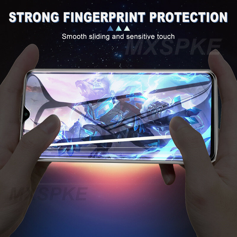 Protecteur d'écran en verre trempé, couverture complète, pour Xiaomi Redmi Note 8T 9S 8 9 6 Pro Max 8A 9 9A 9C 6A, 3 pièces,