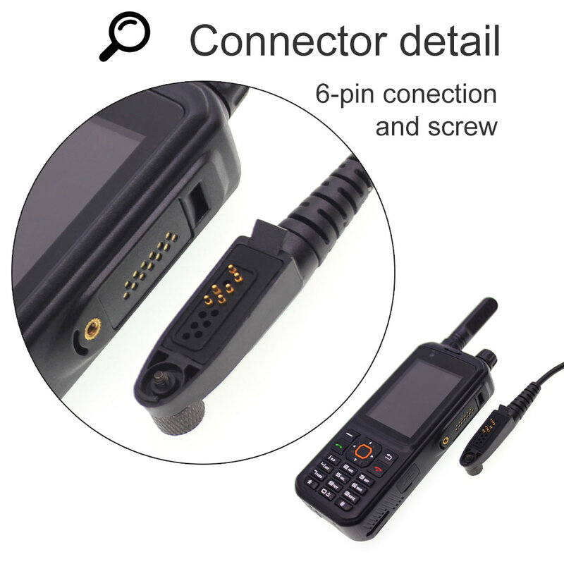 Anysecu Microphone For 4G Network Radio Inrico T320 A420S S100 S200 Android POC Mobile Phone Walkie Talkie